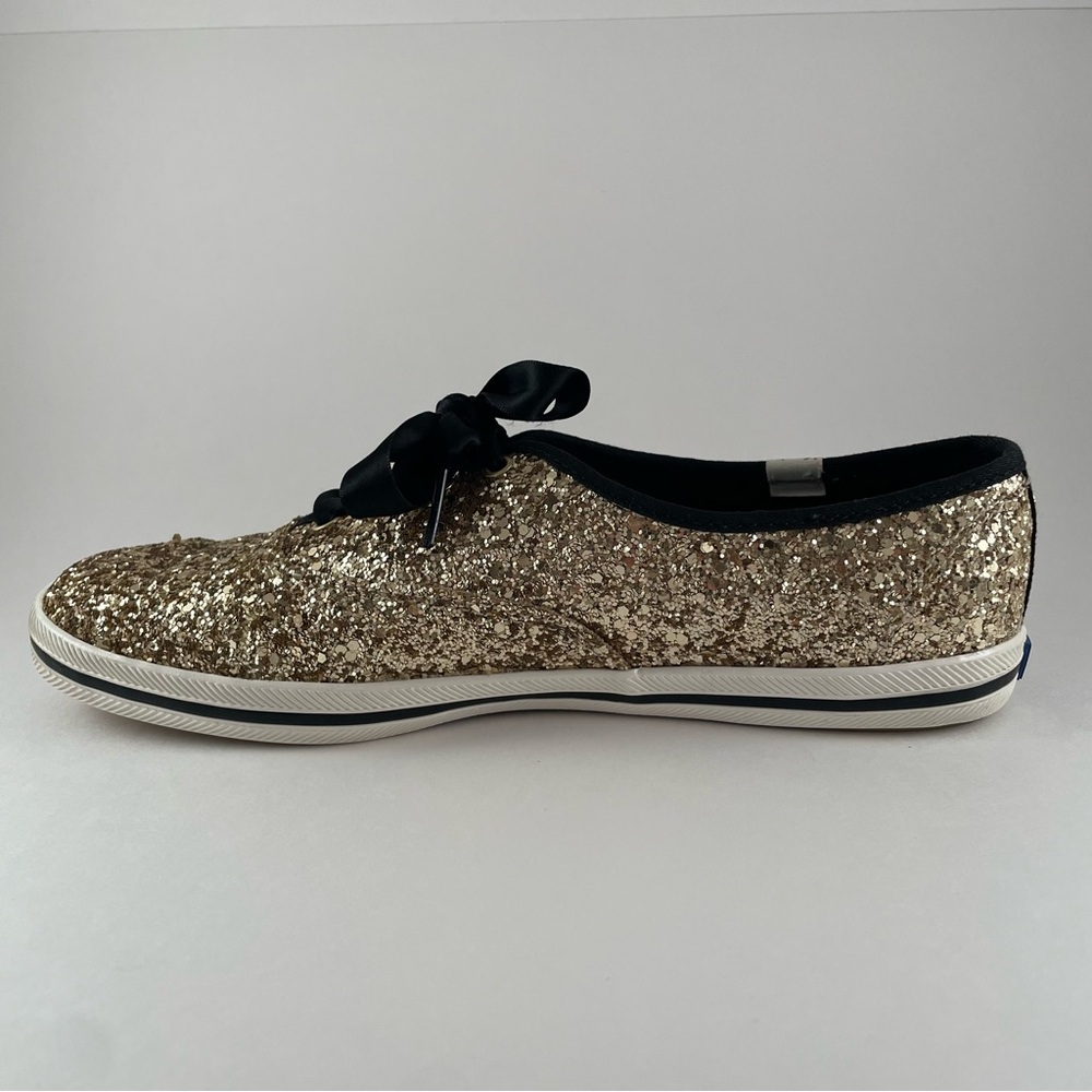 Women’s Keds x Kate Spade Champion Sneakers Gold Size 8.5 - Picture 7 of 12